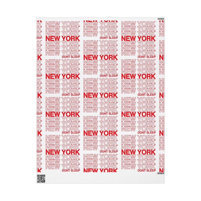 New York City Gift Wrapping Paper, Aesthetic Craft and Decor Paper, Party and gift accessories image 6