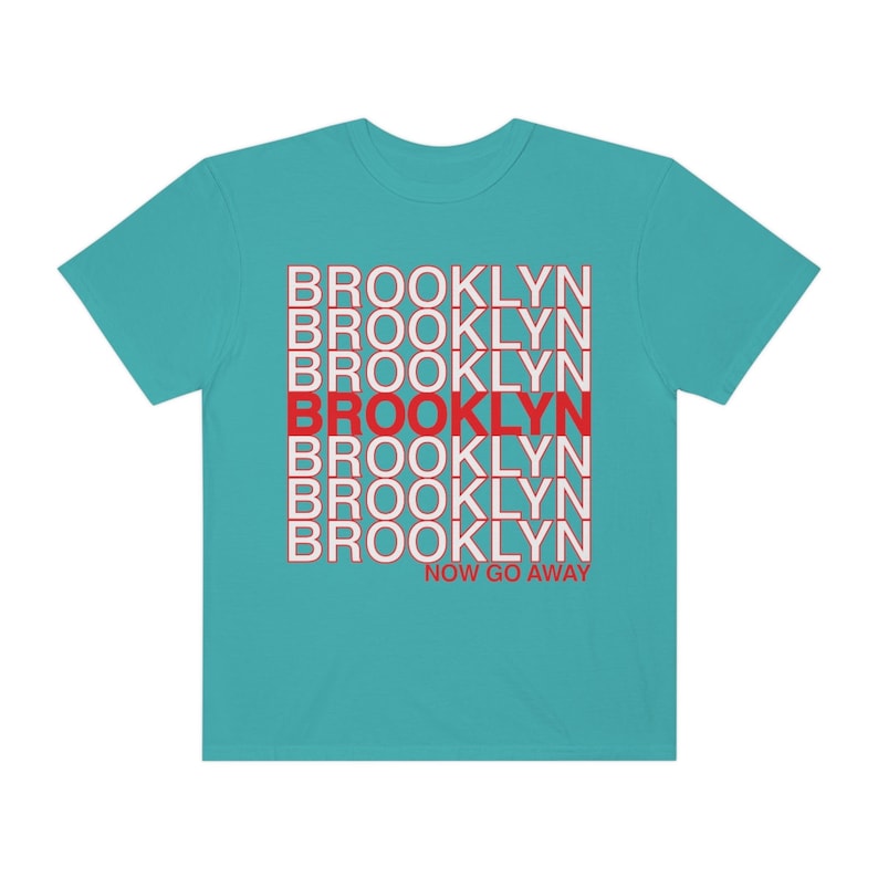 Funny Brooklyn T-shirt, New Yorker Tee, Unisex New York City Gifts, NYC borough, Comfort Colors sarcastic type Tee Brooklyn now go away! image 7