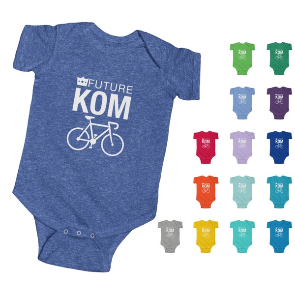 Future King of the Mountain, Bicycle Cycling Infant Fine Jersey Bodysuit