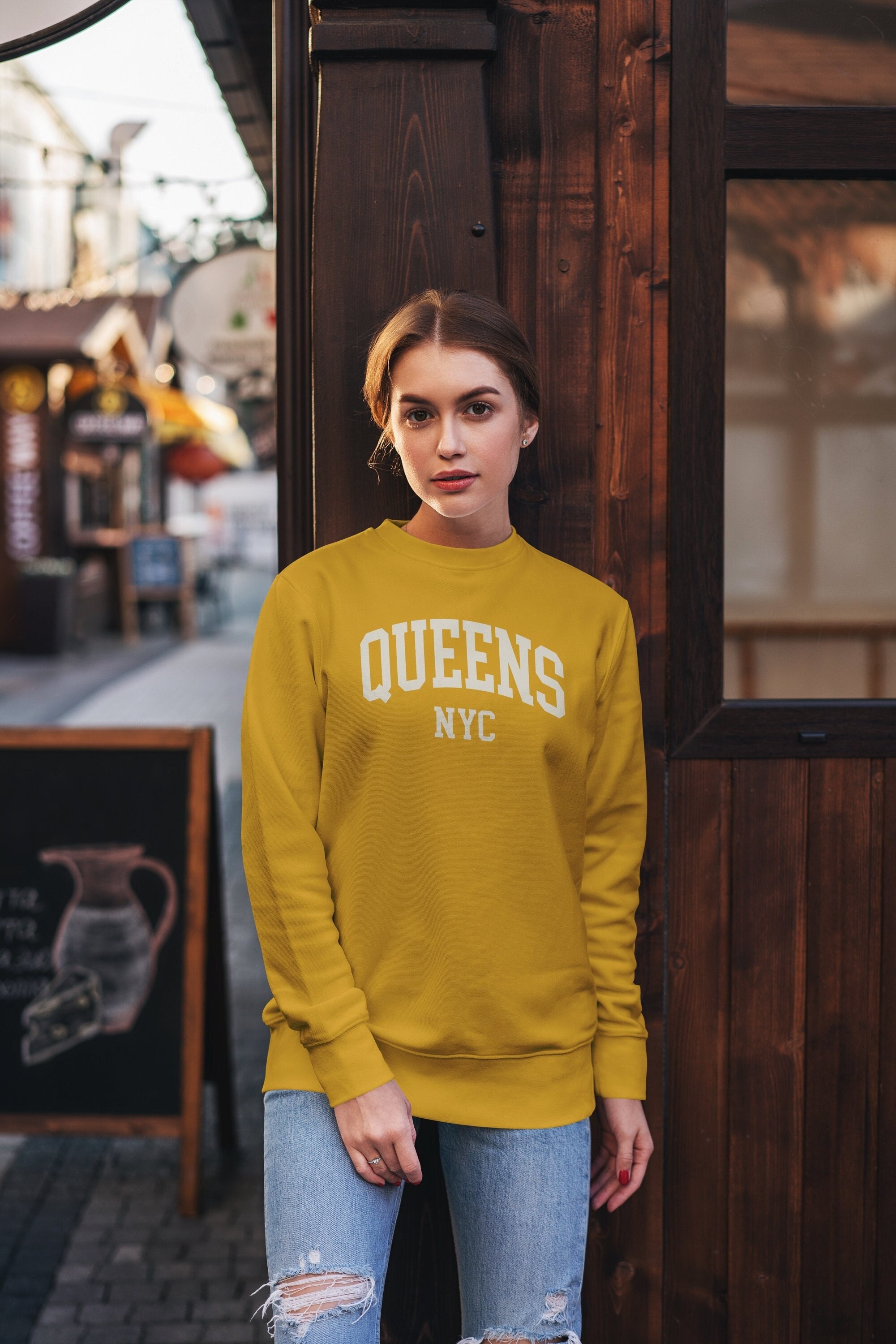 Vintage queens college sweatshirt sales