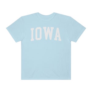 Iowa University Aesthetic T-shirt, Comfort Colors Premium Cotton T-shirt, College Gift image 6