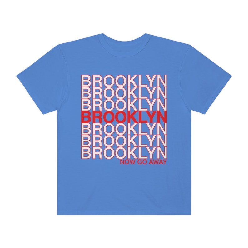 Funny Brooklyn T-shirt, New Yorker Tee, Unisex New York City Gifts, NYC borough, Comfort Colors sarcastic type Tee Brooklyn now go away! image 10