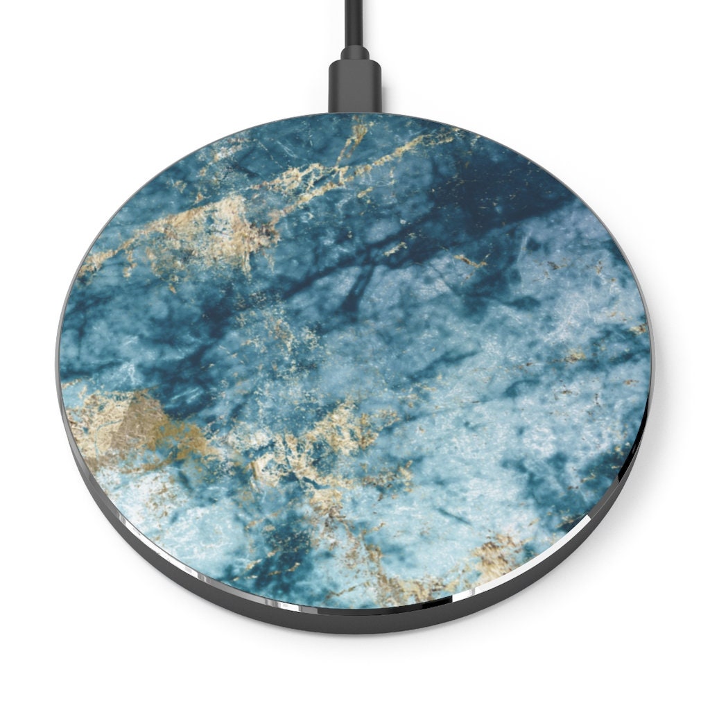 Phone Charger Fashion Qi Ideal Of Sweden Qi Charger Blue Gold