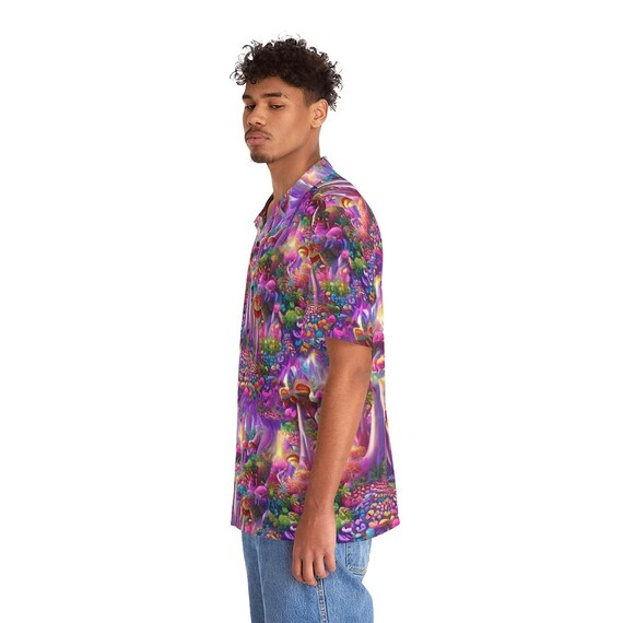 Mushroom Trippy Hawaiian Shirt 