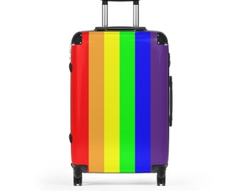 Rainbow Luggage Cover, Stretchy Case, Rainbow Flag LGBTQ Carry On Luggage Suitcase