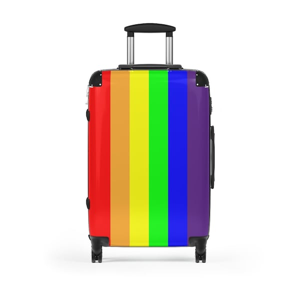 Rainbow Luggage Cover, Stretchy Case, Rainbow Flag LGBTQ Carry On Luggage Suitcase