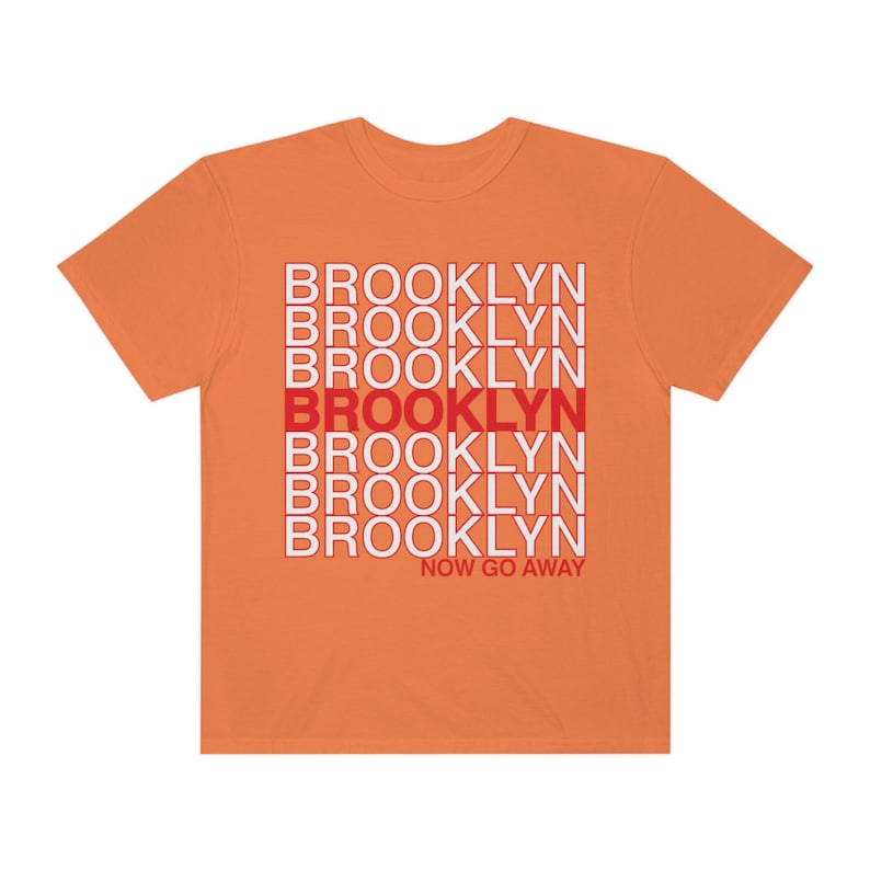 Funny Brooklyn T-shirt, New Yorker Tee, Unisex New York City Gifts, NYC borough, Comfort Colors sarcastic type Tee Brooklyn now go away! image 6