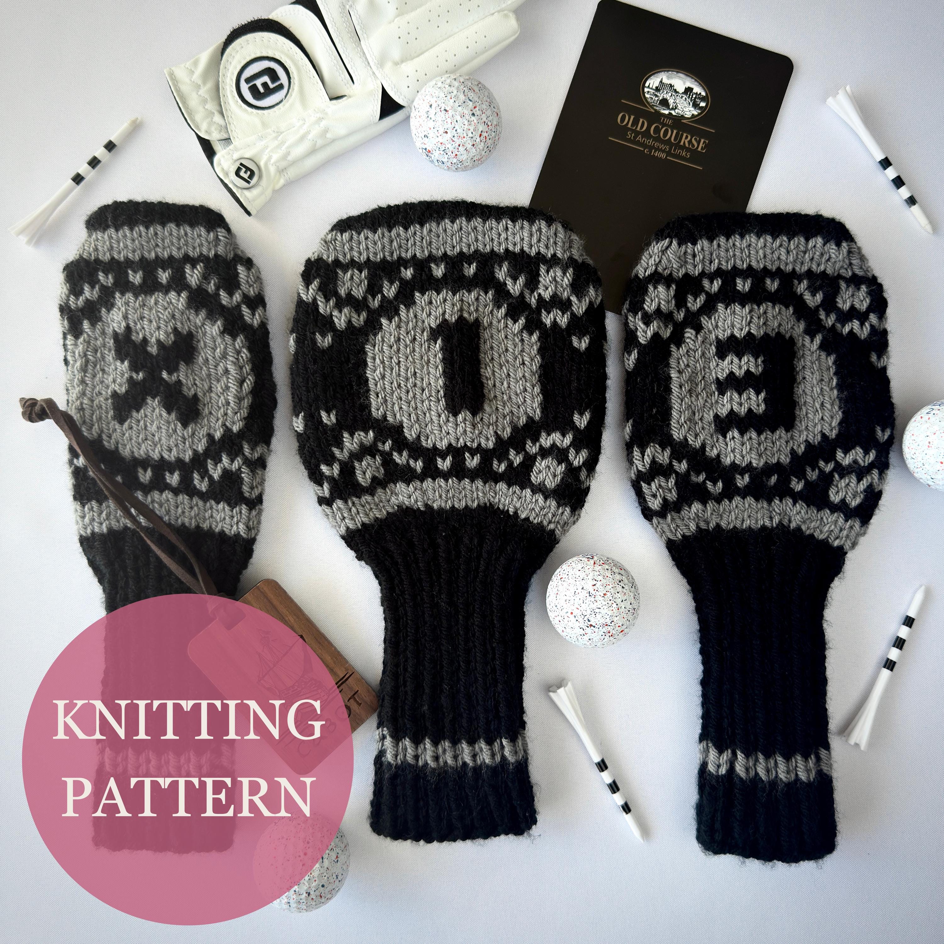 Knit golf headcovers - Etsy 日本