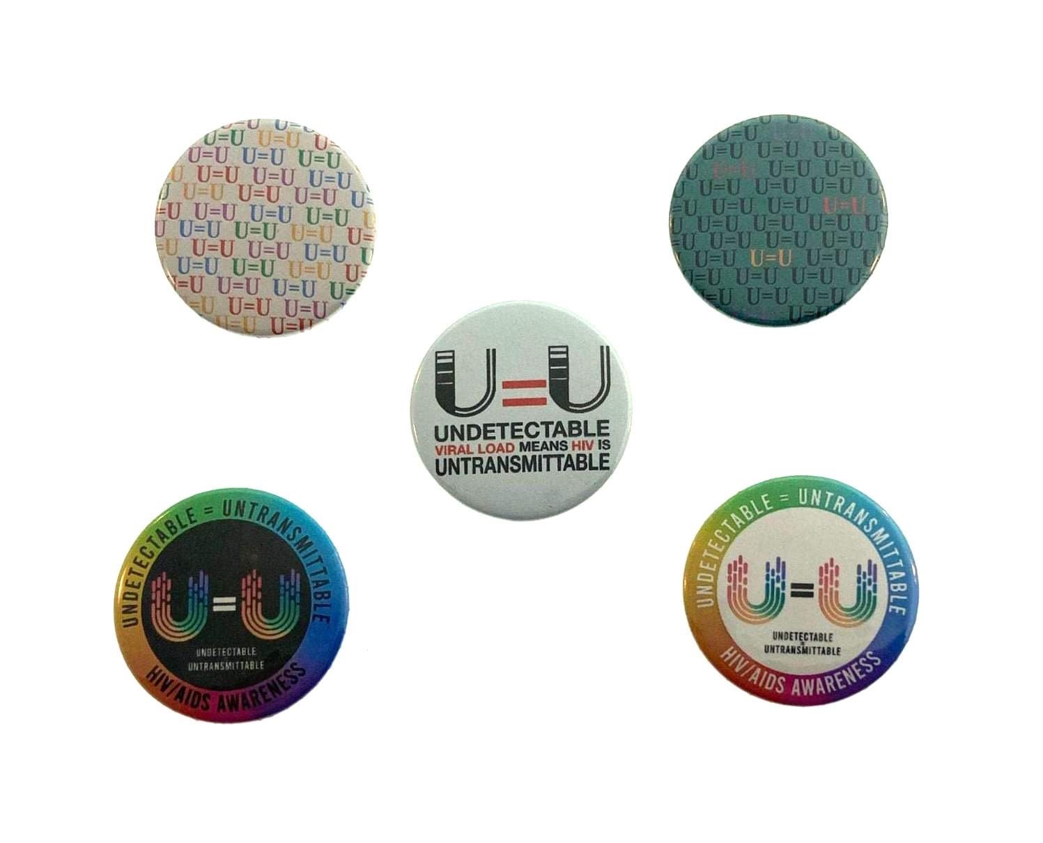 UU U es igual al paquete U/insignia 5. Donación a la | Etsy