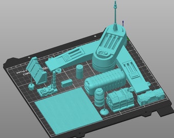 S-15 Landing Pad Tile and Scatter .STL Download