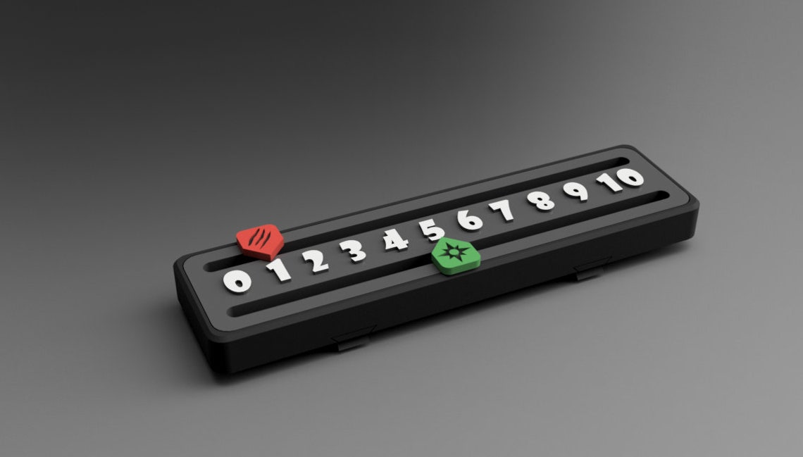 3D Printed Clipon Tracker for Marvel Crisis Protocol Etsy