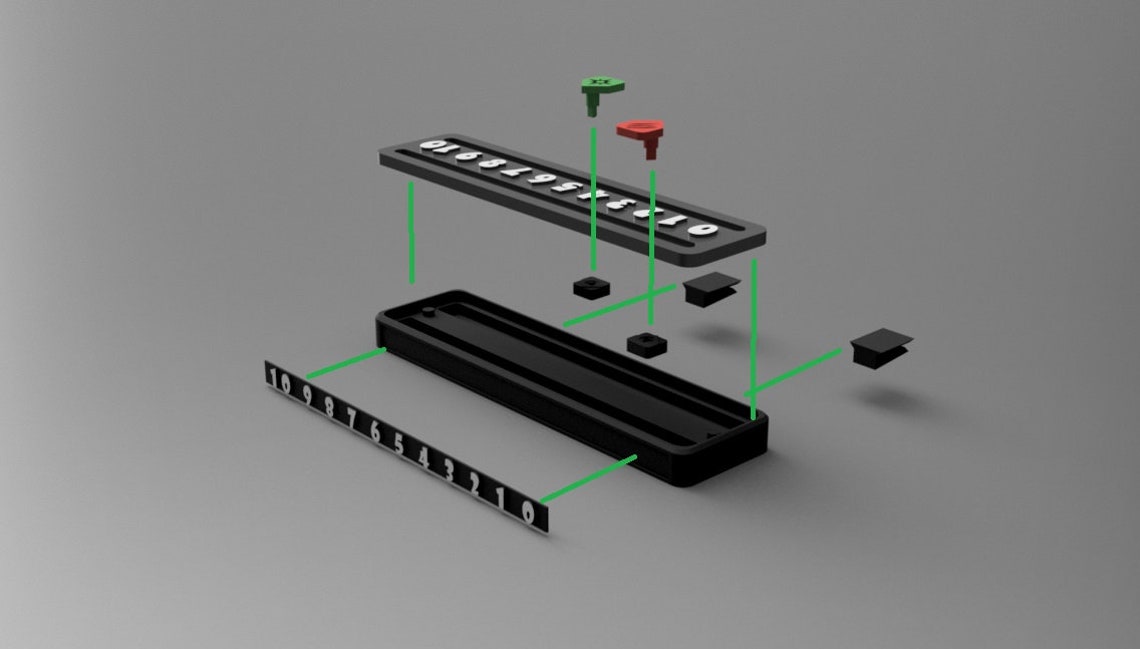 3D Printed Clipon Tracker for Marvel Crisis Protocol Etsy