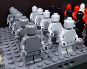 Custom Monochrome / Statue Minifigure