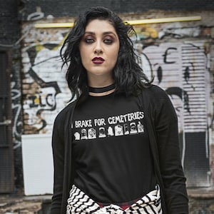 The Original 'I Brake for Cemeteries'  T-Shirt