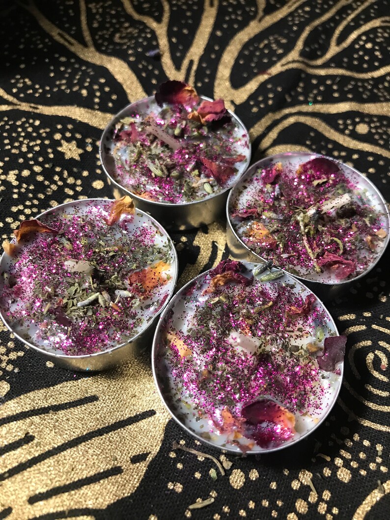 4 Love Drawing Tea Light Candles - Etsy