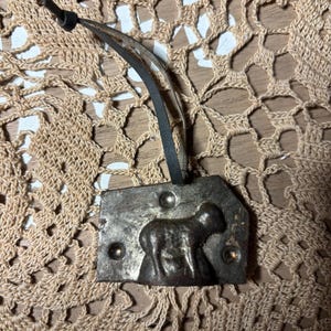 Antique Anton Reiche Chocolate Mold  German Tin Lamb Candy Mold – Rare Farm Animal Confection Mold – Early 1900s Baking Collectible