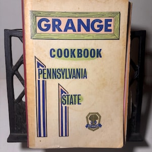 Pennsylvania State Grange Cookbook - 1500+ Favorite Recipes, Used Condition, See Photos Vintage
