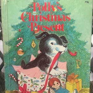 Vintage Polly’s Christmas Present (The Christmas Puppy) by Irma Wilde – Wonder Books