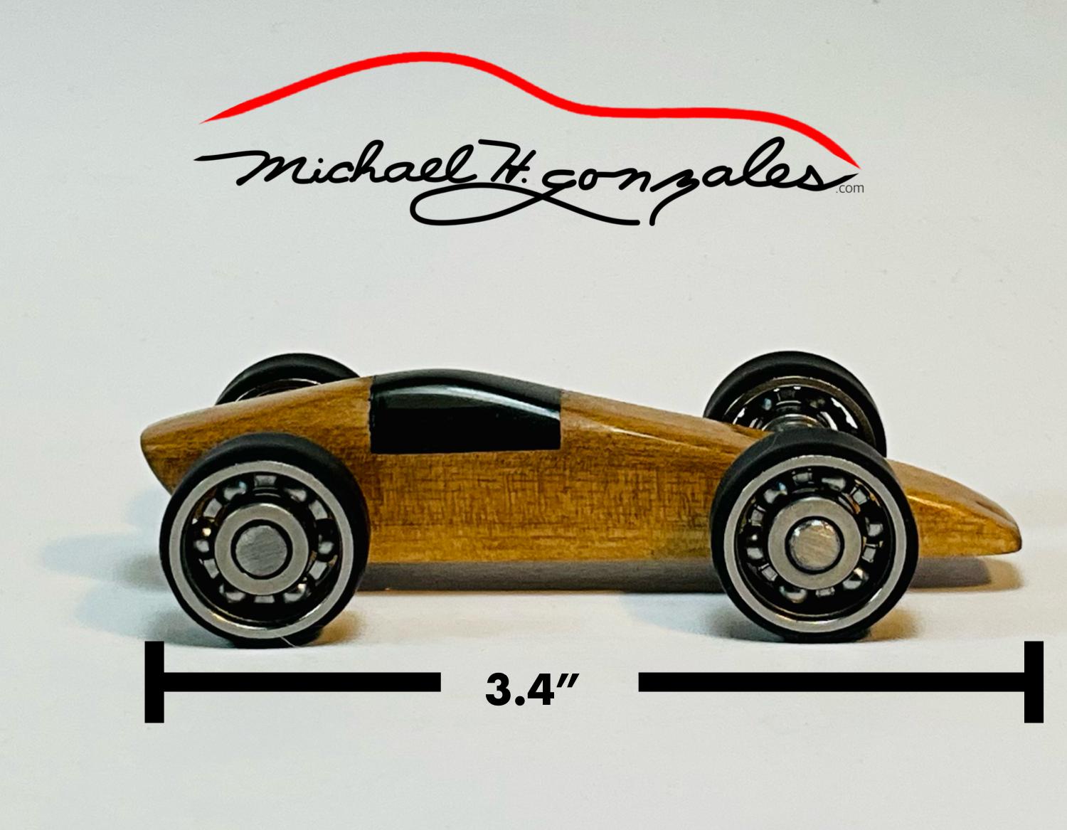 Handcrafted Cherry Wood Race Car Toy: Collectible Kinetic Art - Etsy