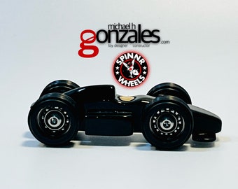 F1  Grand Prix Race Car  / Indy Race Car  inspired, HandCrafted collectible, 1 of 1 luxury Desk Toy, Standard H.W. Track compatible