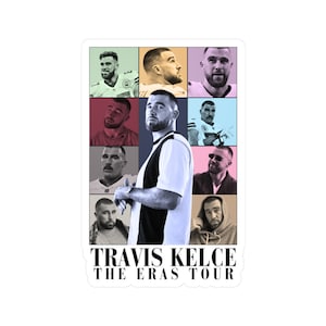 Travis Kelce Eras Tour Sticker - Kiss-Cut Vinyl Decals