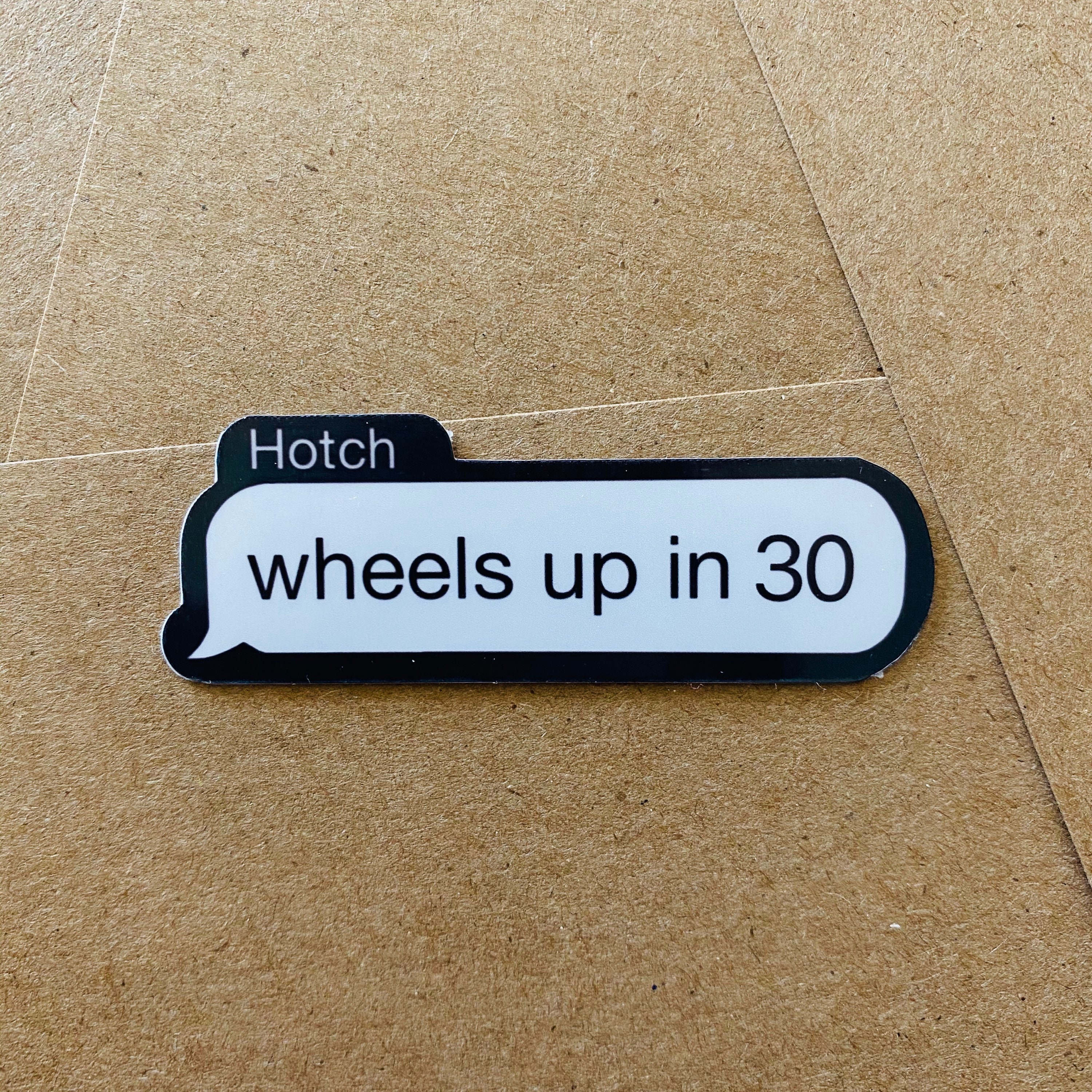 Wheels Up in 30 Aaron Hotchner, Criminal Minds Stickers, Vinyl Weathe…