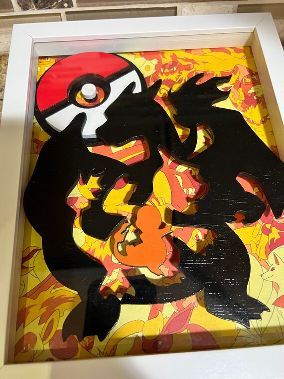 Pokémon Shadow Box Etsy