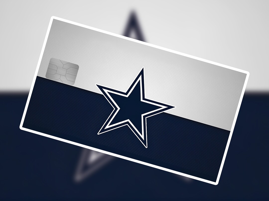 Dallas Cowboys Credit Card Sticker America's Team NFL Etsy