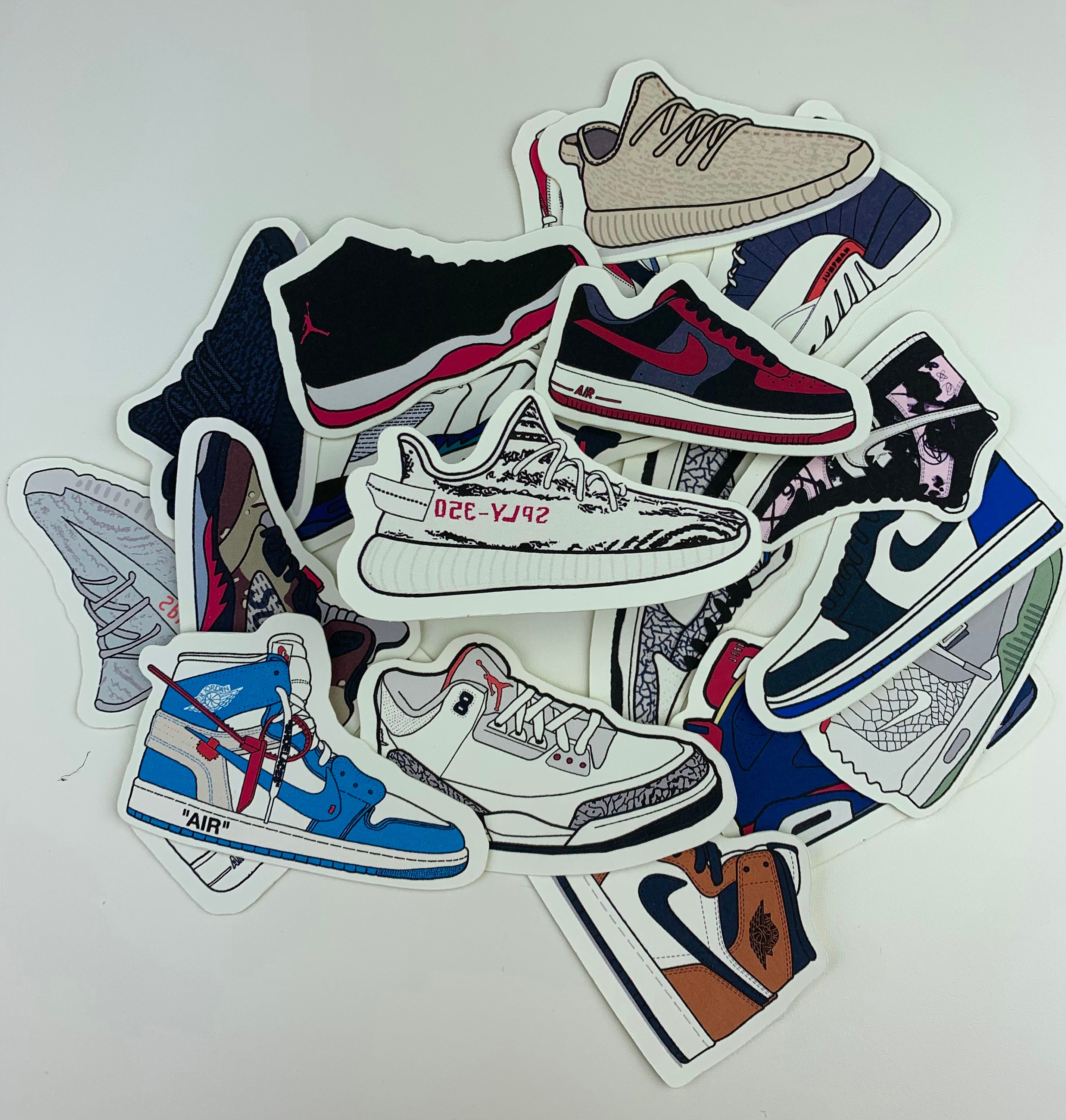 Sneaker Sticker Pack Pick Your Own Stickers Yeezys Etsy UK