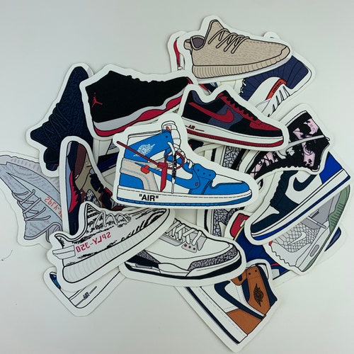Sneaker Sticker Pack Pick Your Own Stickers Yeezys - Etsy