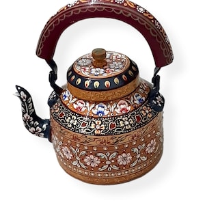 Tea Kettle Hand Painted Tea Pot Home Decor Kitchenware Tea Serving Pot Decorative Piece Tea Pot Gift For your Loved ones Birthday Gift
