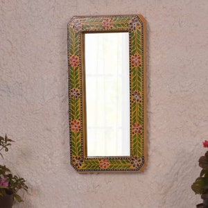 Wooden Mirror Wall Hanging Mirror Wall Frame and Wall Decor Home Decor Bedroom Mirror and Living Room Decor You can Gift to your Loved Ones