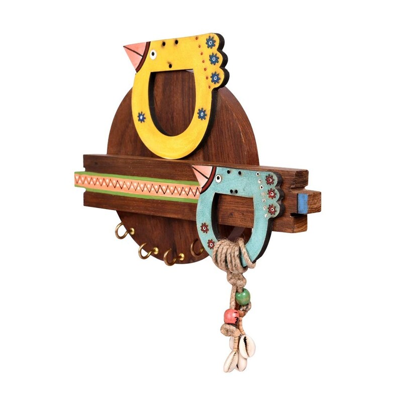 Handcrafted Bird Theme Key Holder and Key Holder for Wall With Home ...