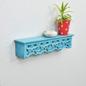Wooden Shelf Wall Hanging Shelf Wall Decoration and Wall Mounted Floating Shelf Wall Bracket Shelves for Home Living Room Decor Home Decor