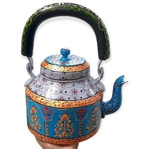 Tea Kettle Hand Painted Tea Pot Tea Serving Kettle Kitchenware Birthday Gift, Housewarming Gift, Anniversary Gift, Christmas & New year Gift