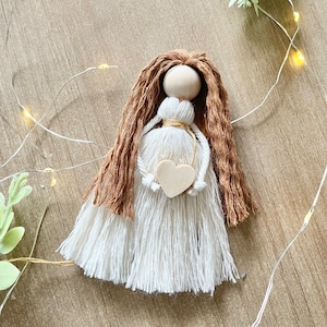 IsaCute Doll |Macrame Doll | Ornaments | Christmas Tree Decor | Boho Decor | Car decor | Christmas Tree|
