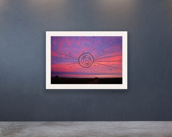 Home in the Mallee - Original Aboriginal art by modern Indigenous artist