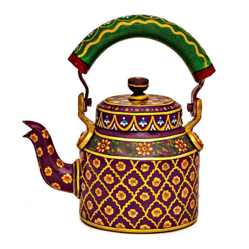 Hand Painted Tea Kettle : Pink City, Festive Gift, Gift for Her, Spring Tea  Pot, Induction Tea Kettle, Mother's Day Gift 