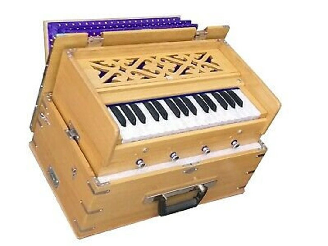 Indian Musicals Bass Reed & Male Reed Mini Kirtan Model Hand Pumped