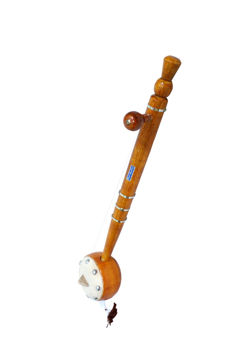 Hand Painted Ektara Iktara Musical Instrument, Traditional Indian ...