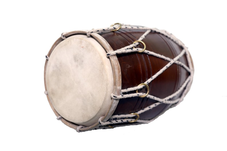 Handmade Professional Dholak, Musical Rope Dholak, Indian Folk ...
