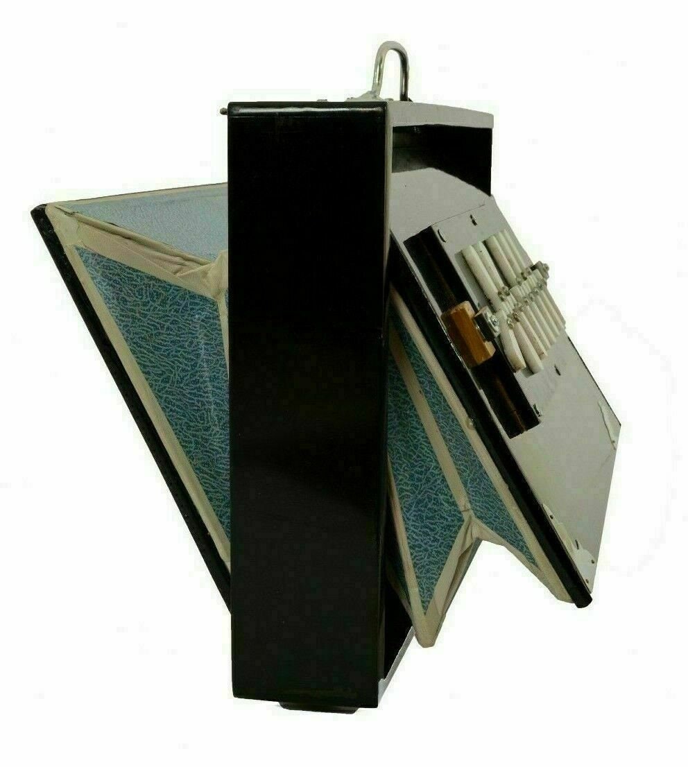 Shruti Box Pure Teak Wood Sur Peti With Form Bag Natural Etsy Canada