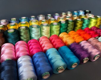 Rayon silk thread, Wholesale Spools of Embroidery threads, Yarn Sewing Threads, Spool thread sewing Threads