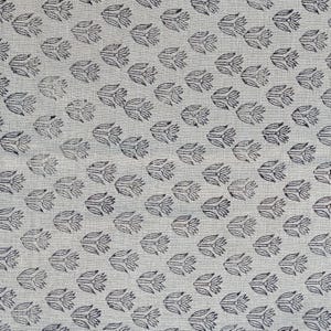 Handloom Linen Fabric-Hand block print-Indian Pure Linen Fabric-best for Upholstery, cushion cover, sofa/chair cover, Curtains, Home Decor