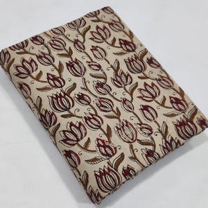 Block Printed Cotton Fabric, Hand Printed Indian Fabric, Soft Cotton by the yard Fabric in Black and Beige Base, fabric for summer dress