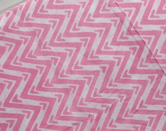 Floral Print Block Printed Fabric, 100% Pure Organic and Natural Cotton, Handmade Cotton Cambric, Vegetable Dye, Women Dress, Fabric By Yard