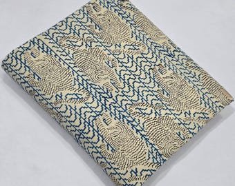 Indian Block Print-Indian cotton-Hand stamped printing-by the yard-Indian Fabric-Peace Block Print Fabric-sewing, quilting, Cushion fabric