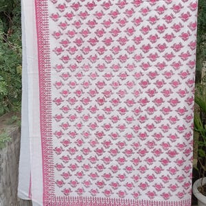 Handbedrukte strandsarong | Indiase katoenen damessjaals, pareo | Strandomslagpareo, lange sjaal, grote sarong | strandkleding | Cadeau vriendin