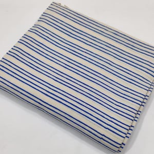 Traditionellt indiskt blocktryck, handtryckt bomull, randigt tryck, 100 % bomull, geometriskt tryck, tyg från Indien, jaipuriska bomullstryck