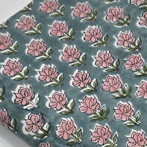 Traditional Hand block print fabric-Cotton loose fabric-cotton Voile fabric-Hand-dyed eco-friendly soft cotton-Fabric for Sewing, Crafting
#Hand Block Print fabric
#Hand Made print fabric
#Flower print cotton
#Indian cotton print
#Grey Print cotton